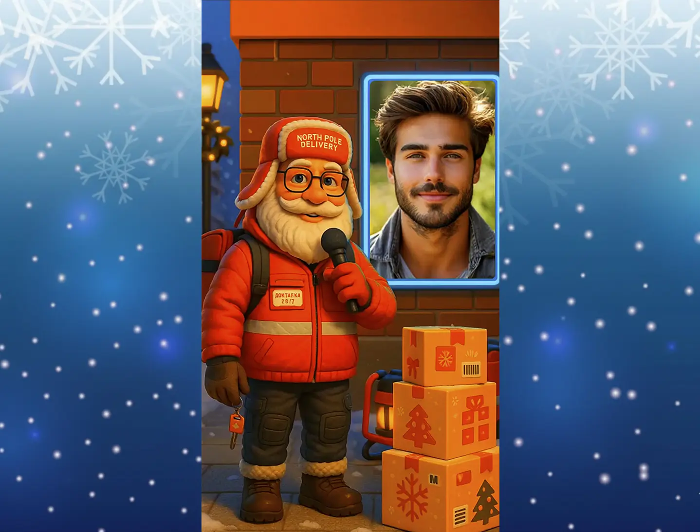 Поздравление с новым годом мужчине доставщику