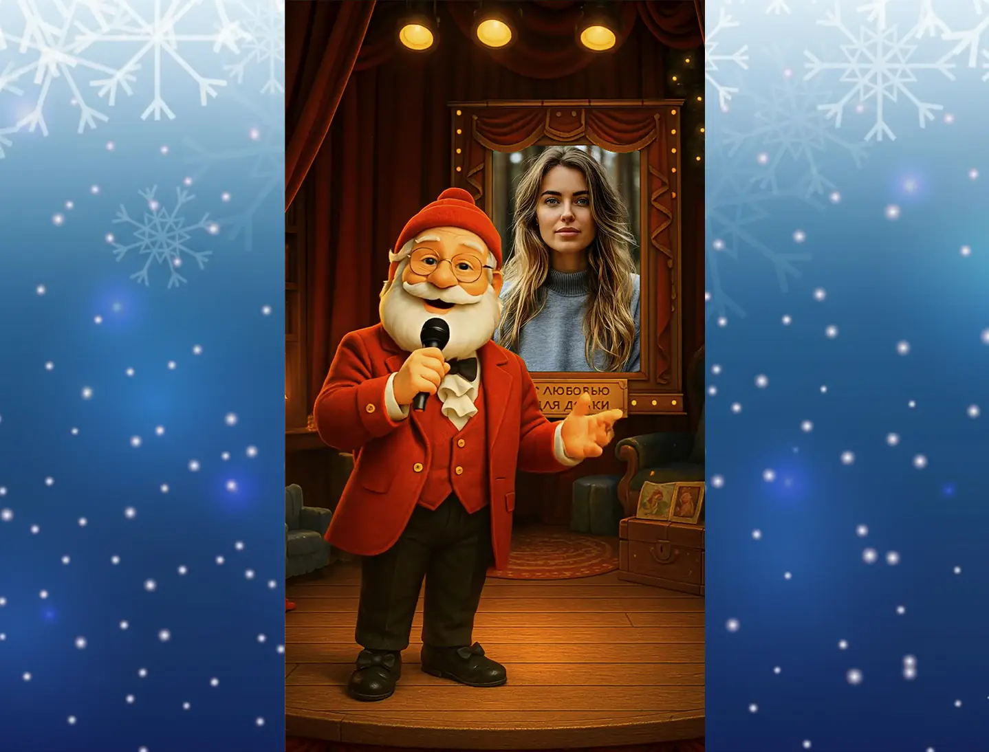 Музыкальное поздравление с новым годом женщине. Дочке от папы