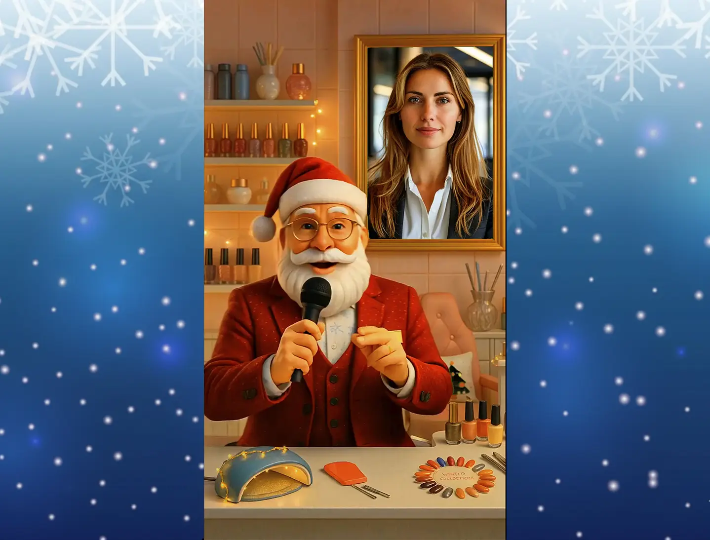 Музыкальное поздравление с новым годом женщине маникюрщице