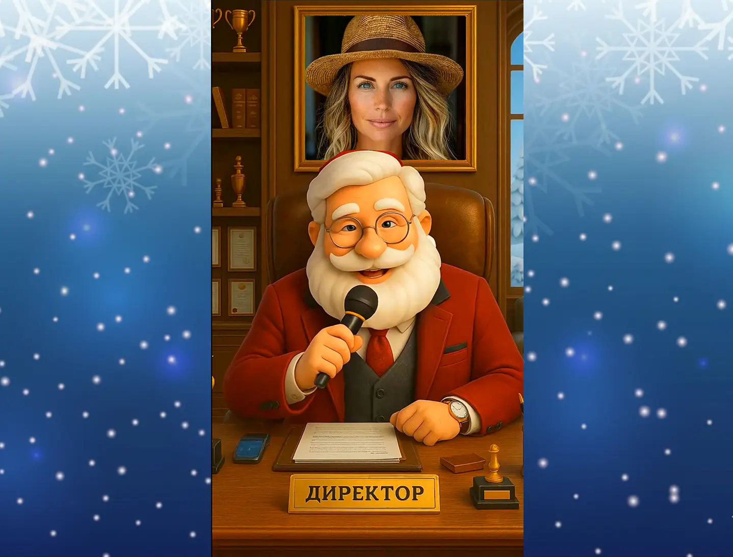 Музыкальное поздравление с новым годом женщине директору